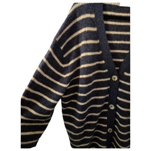 Primark Striped Cardigan Grandpa Style Size XL - Picture 5 of 8